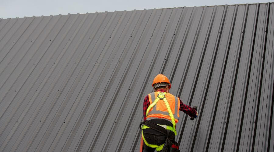 Professional metal roof installation services in Round Top, TX